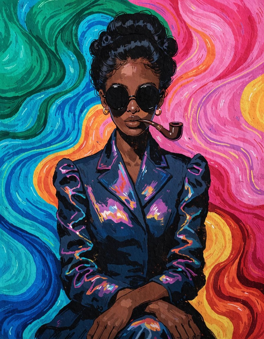 Colourful figurative artwork from The Print Gallery